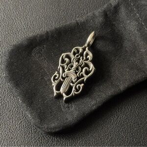 Chrome Hearts Dagger Vine Silver Pendant 9.2g